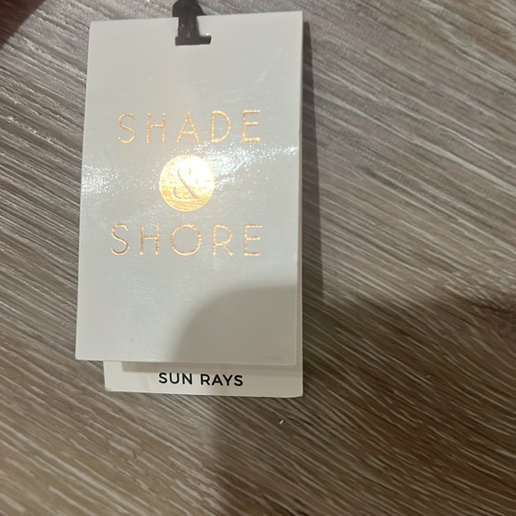 NWT Shade & Shore pink tan copper tie dyed cheeky bikini swim bottoms M - Picture 5 of 9